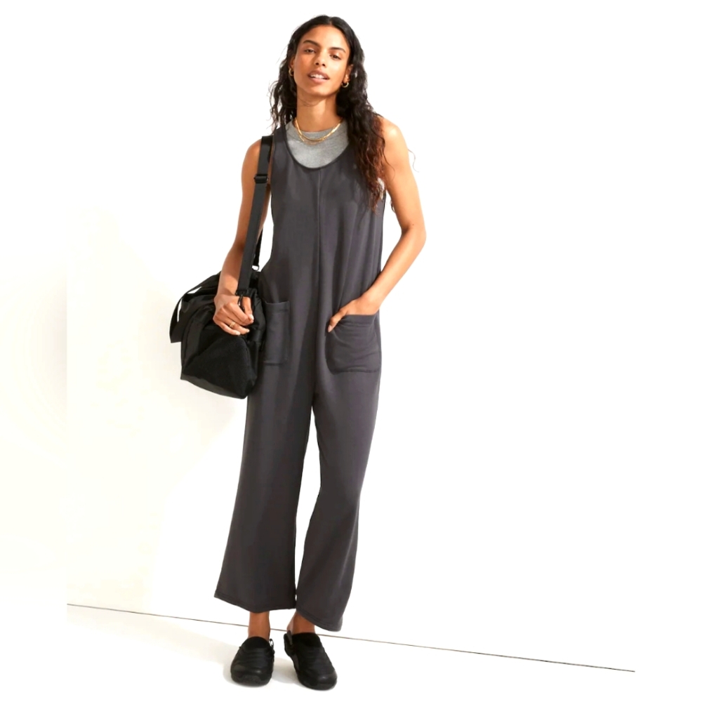 Madewell superbrushed pull on jumpsuit
